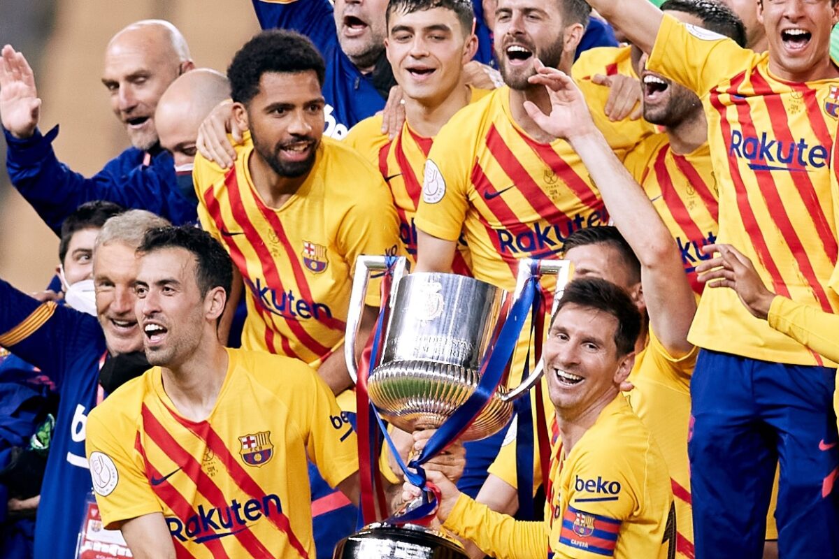 Athletic Bilbao – Barcelona 0-4 | Colegii de la Barcelona au stat la coadă să facă poză cu idolul Lionel Messi după finala Cupei Spaniei