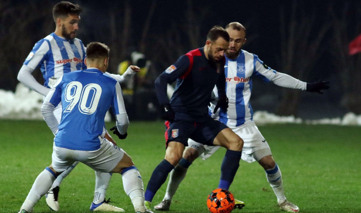 Chindia – Poli Iași 2-0. Florea, "dublă" de senzaţie! Jucătorii lui Emil Săndoi, parcurs perfect în play-out