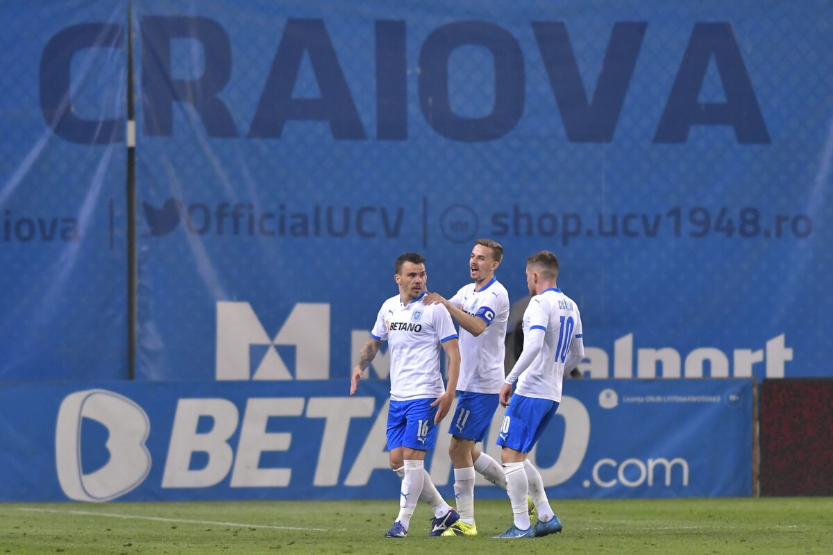 Universitatea Craiova – FCSB 2-0 | Nebunie în vestiarul oltenilor! Dan Nistor a declanşat fiesta: "Presiune era când era stadionul plin"