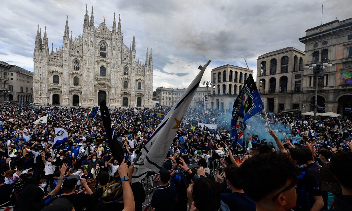 VIDEO. Sărbătoare la Milano! Fanii lui Inter nu au mai ţinut cont de pandemie! Lukaku, imagini inedite. Antonio Conte: "O să dormim liniştiţi"