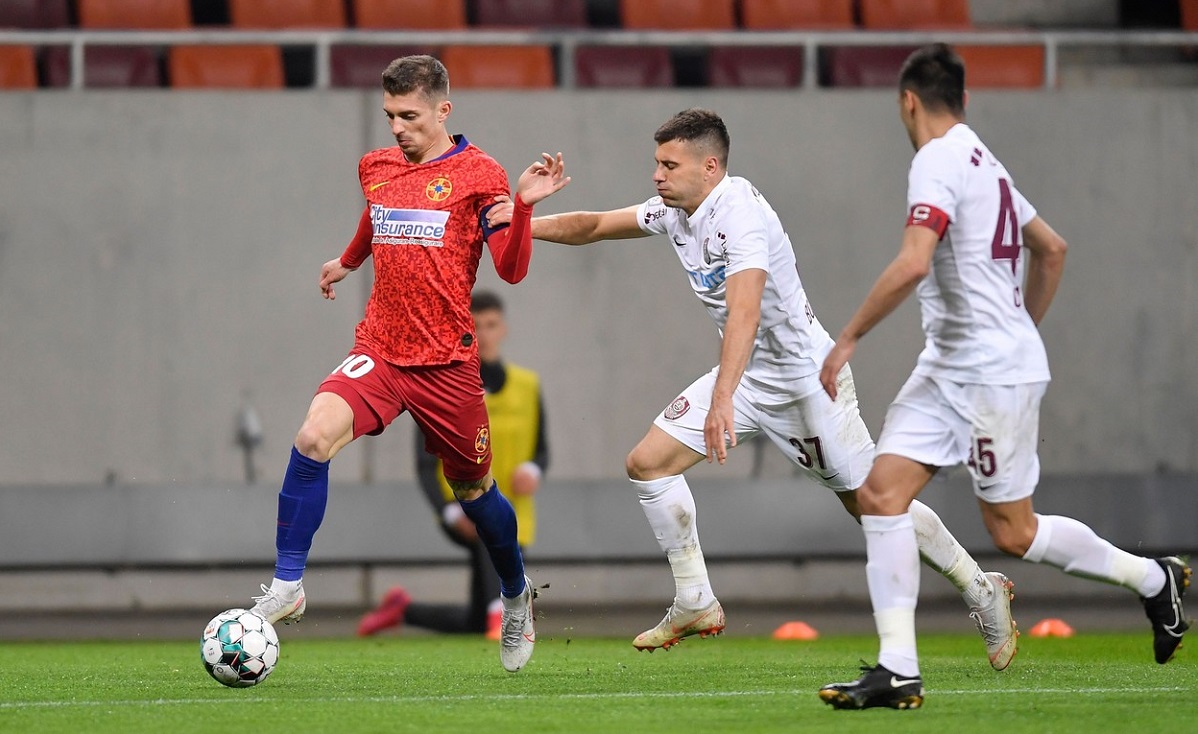 FCSB – CFR Cluj 1-1 | Roş-albaştrii au ratat victoria la ultima fază. "Messi" Andrei Vlad a gafat din nou! Campionii au rămas pe primul loc în Liga 1