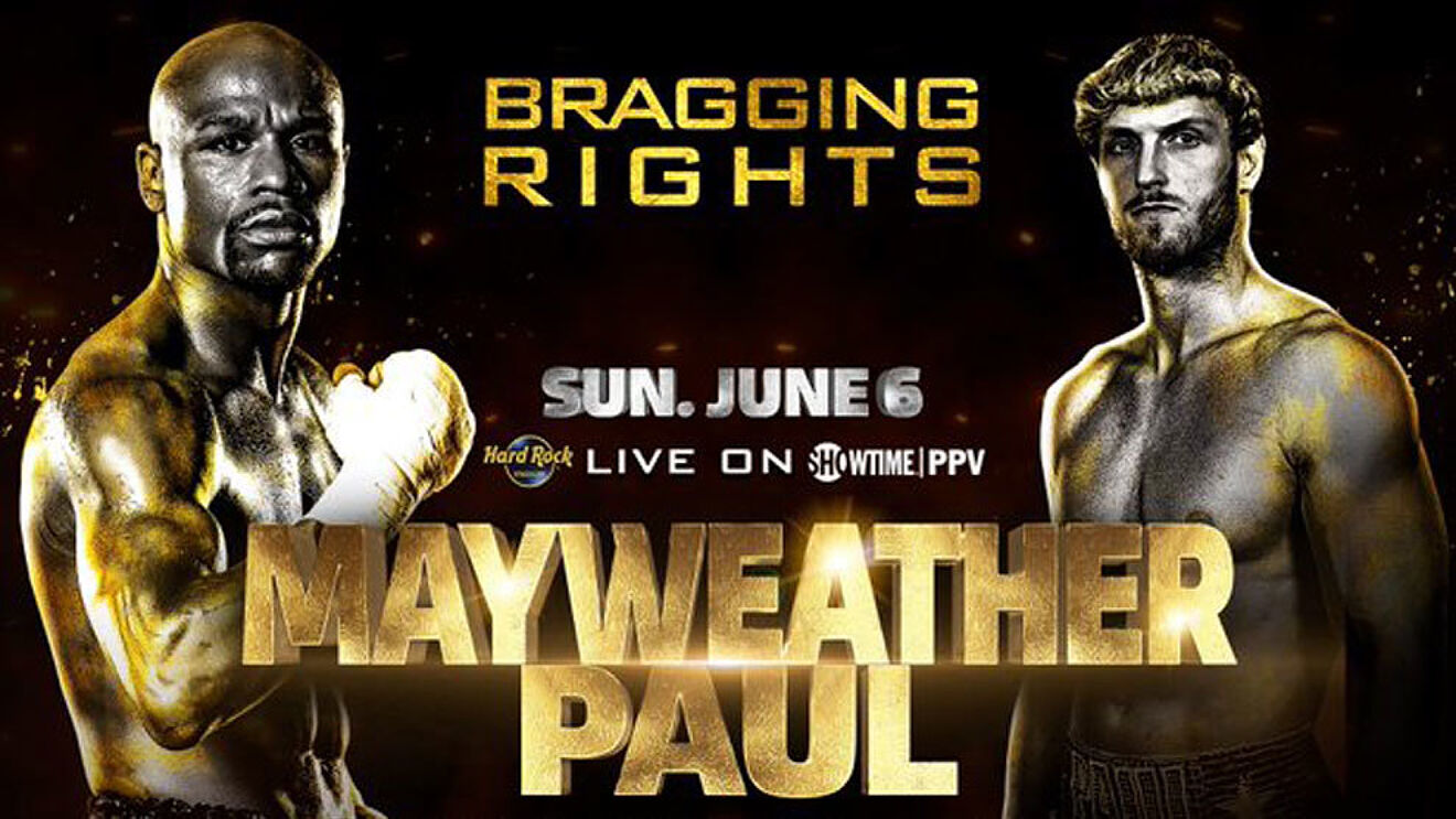 Mayweather vs Logan Paul, pe 6 iunie. Suma uriașă pe care o încasează cei doi pentru meciul de box
