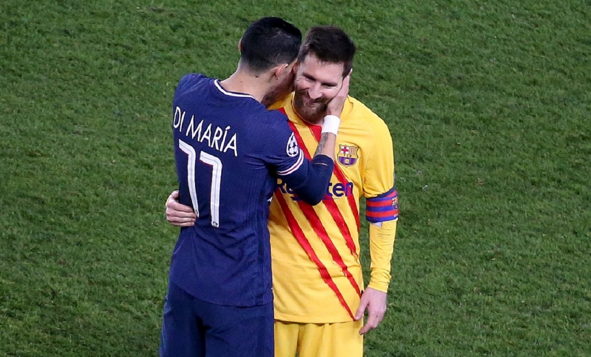 Lionel Messi a discutat cu Angel Di Maria