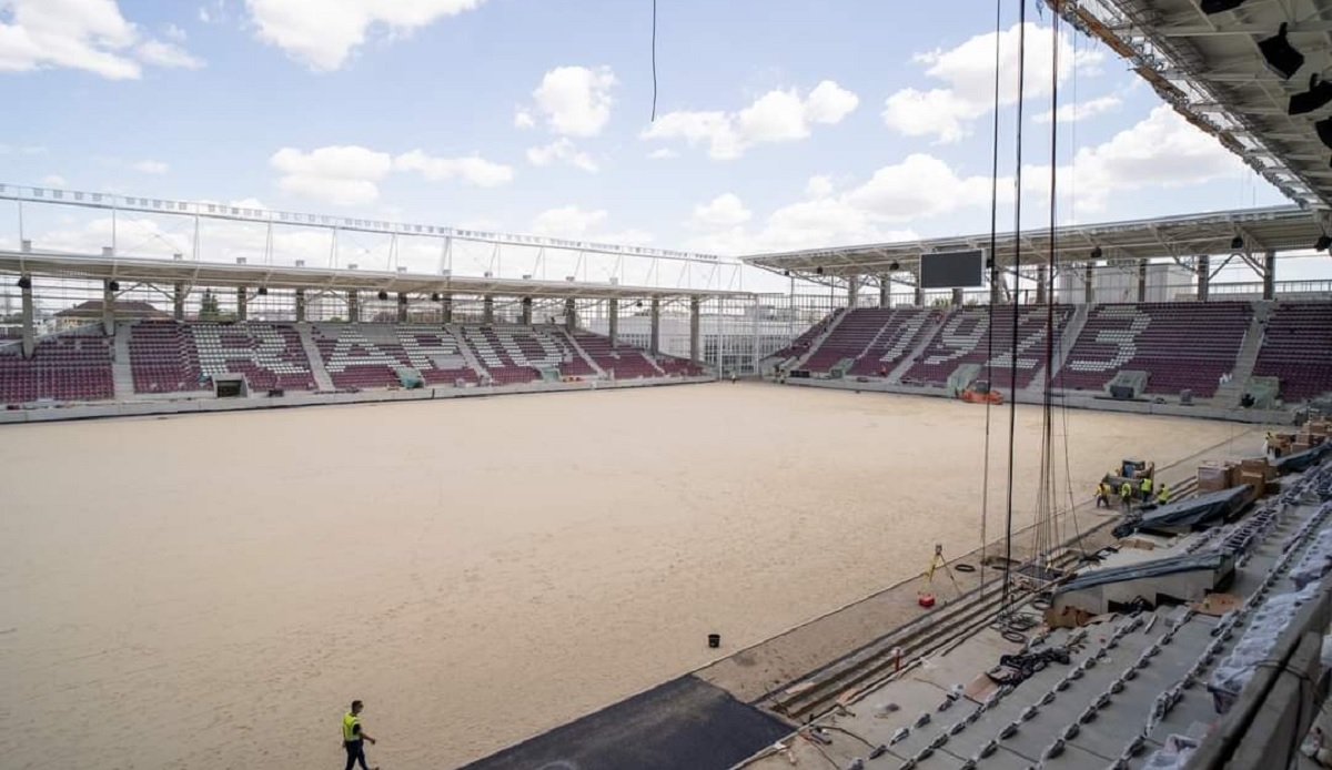 GALERIE FOTO | Motive de sărbătoare pentru Rapid! Giuleştenii au primit veşti excelente despre noul stadion. În ce proporţie e gata arena!