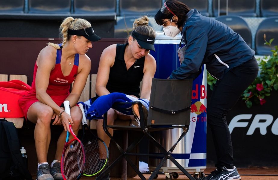 Simona Halep, mesaj superb de la Angelique Kerber: „Mi-a părut atât de rău! Avertismentul WTA după accidentarea româncei