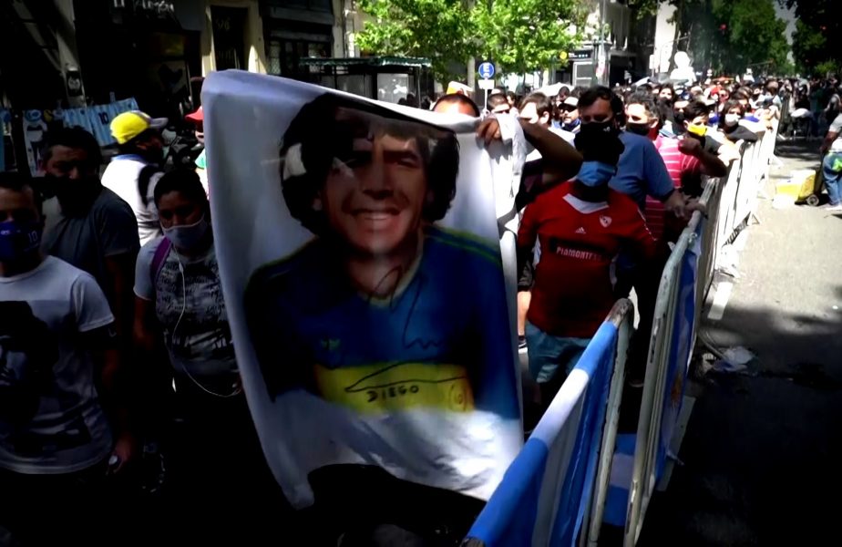 Maradona a fost inmormantat la Buenos Aires