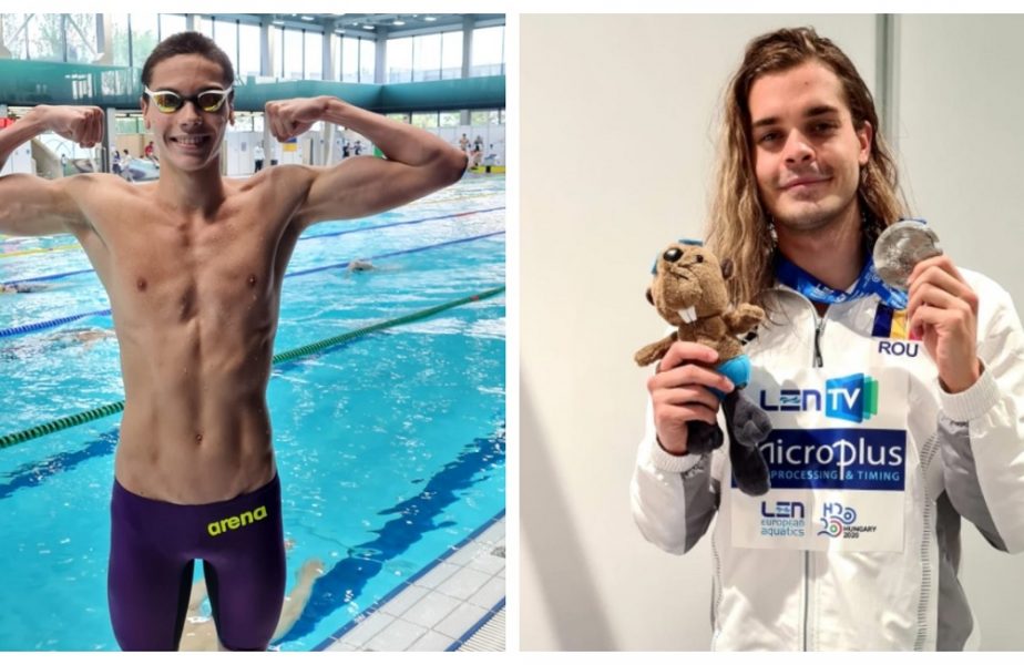 Campionatul European de natație | Argint pentru Robert Glință, David Popovici e în finala 100 metri spate. Performanțe incredibile pentru România