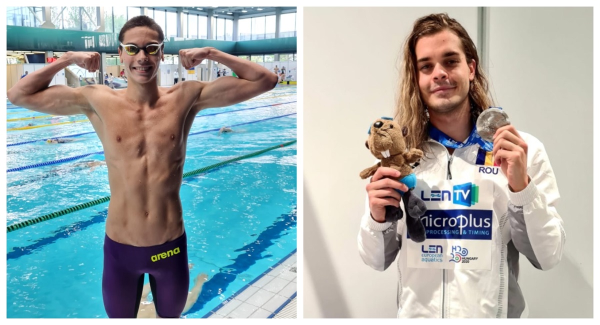 Campionatul European de natație | Argint pentru Robert Glință, David Popovici e în finala 100 metri spate. Performanțe incredibile pentru România