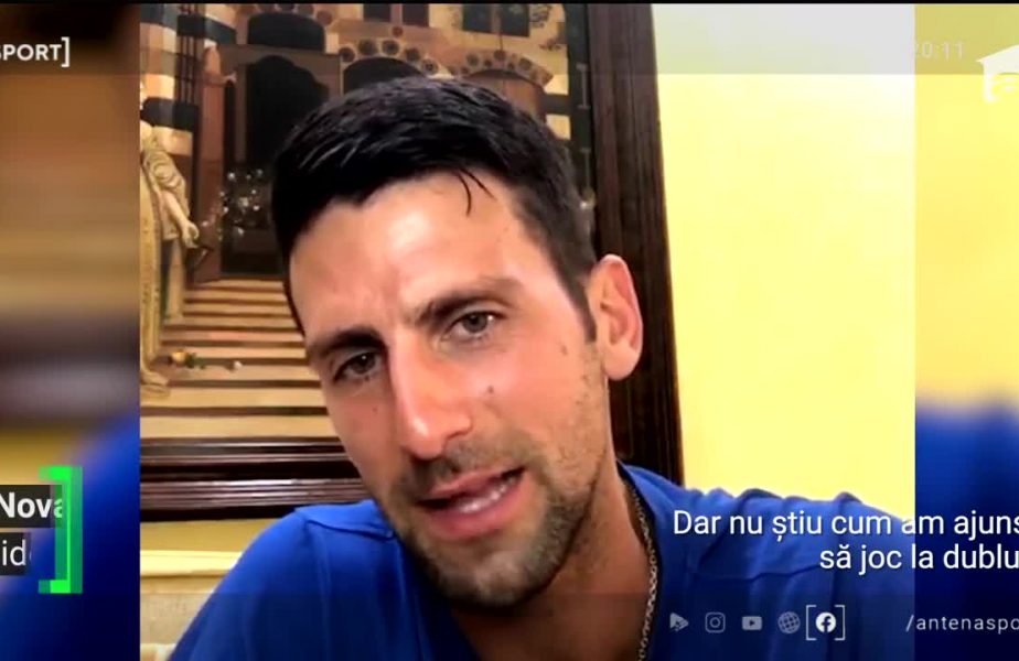 Djokovic a recunoscut că a intrat "amețit" pe teren