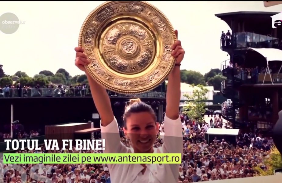 Simona Halep a înrămat rachetă finalei de la Wimbledon