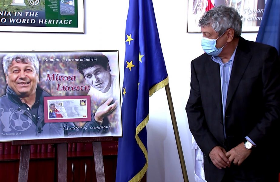 VIDEO | Mircea Lucescu a primit timbru, dar poate avea şi statuie în faţa stadionului Dinamo. Propunerea făcută de o legendă a clubului din Ştefan cel Mare