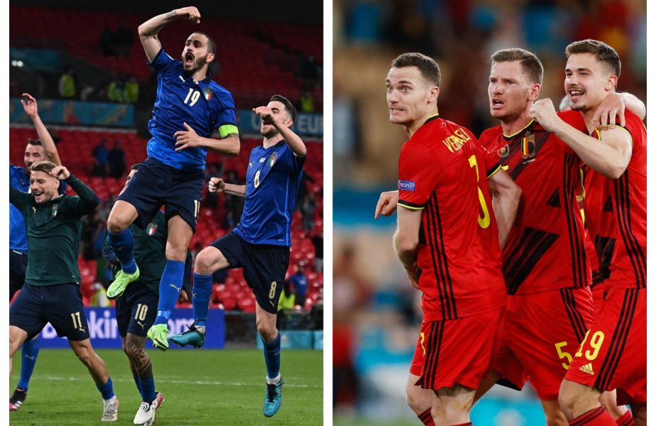 EURO 2020 | Belgia – Italia, şocul din sferturile de finală! Programul complet şi zilele în care se joacă. Franţa, Portugalia şi Germania au fost eliminate în optimi