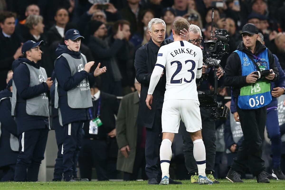 Jose Mourinho, mesaj emoţionant după ce Christian Eriksen a fost aproape de tragedie: „Dumnezeu s-a uitat la fotbal! „The Special One a izbucnit în lacrimi