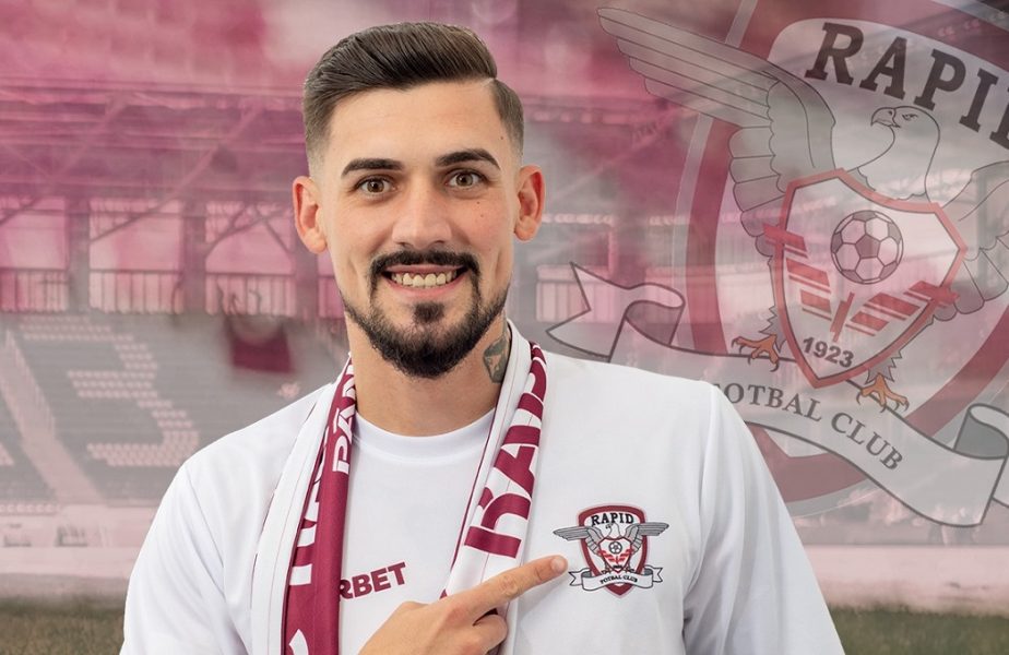 Rapid, primul transfer după revenirea în Liga 1. Un internaţional român va juca în Giuleşti. „Am semnat cu o echipă mare!” A fost dorit şi de FCSB