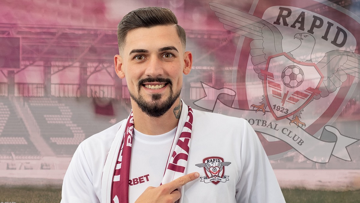 Rapid, primul transfer după revenirea în Liga 1. Un internaţional român va juca în Giuleşti. „Am semnat cu o echipă mare! A fost dorit şi de FCSB