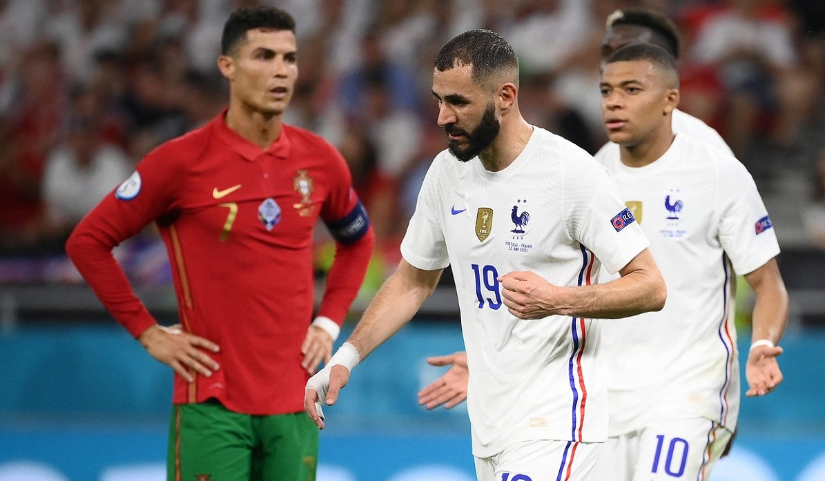 EURO 2020 | Cristiano Ronaldo, momente inedite alături de Kylian Mbappe și Karim Benzema! Imagini memorabile după Franța – Portugalia 2-2