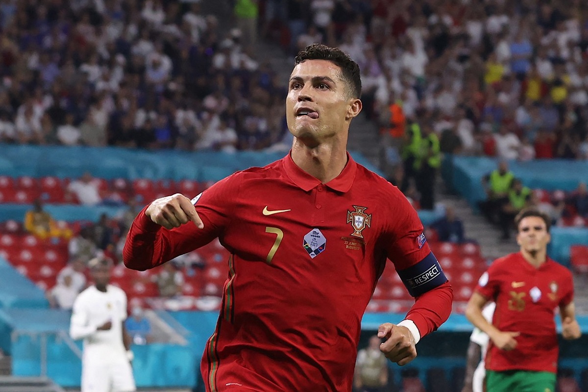 Cristiano Ronaldo, într-un meci pentru Portugalia