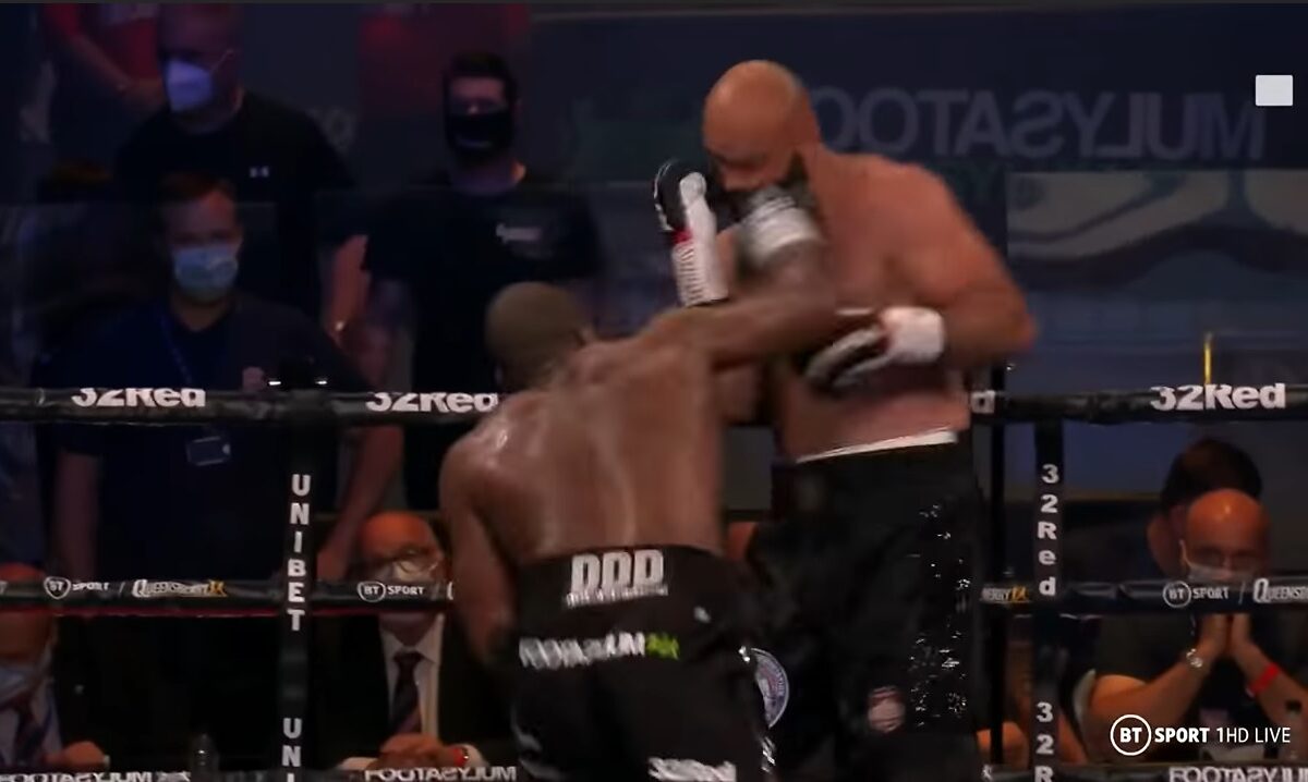 Bogdan Dinu, făcut KO de Dubois! Boxerul român a ratat șansa de a câștiga centura WBA Interimară