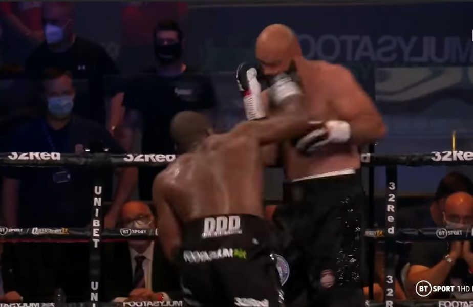Bogdan Dinu, făcut KO de Dubois! Boxerul român a ratat șansa de a câștiga centura WBA Interimară