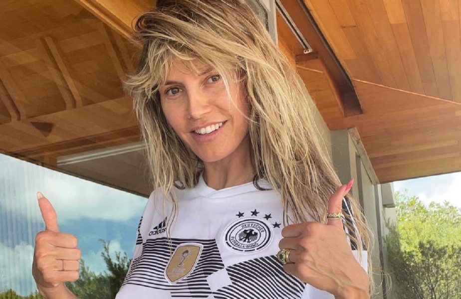 Euro 2020 | Heidi Klum îi susţine pe jucătorii Germaniei. Poza provocatoare cu care a aprins imaginaţia fanilor