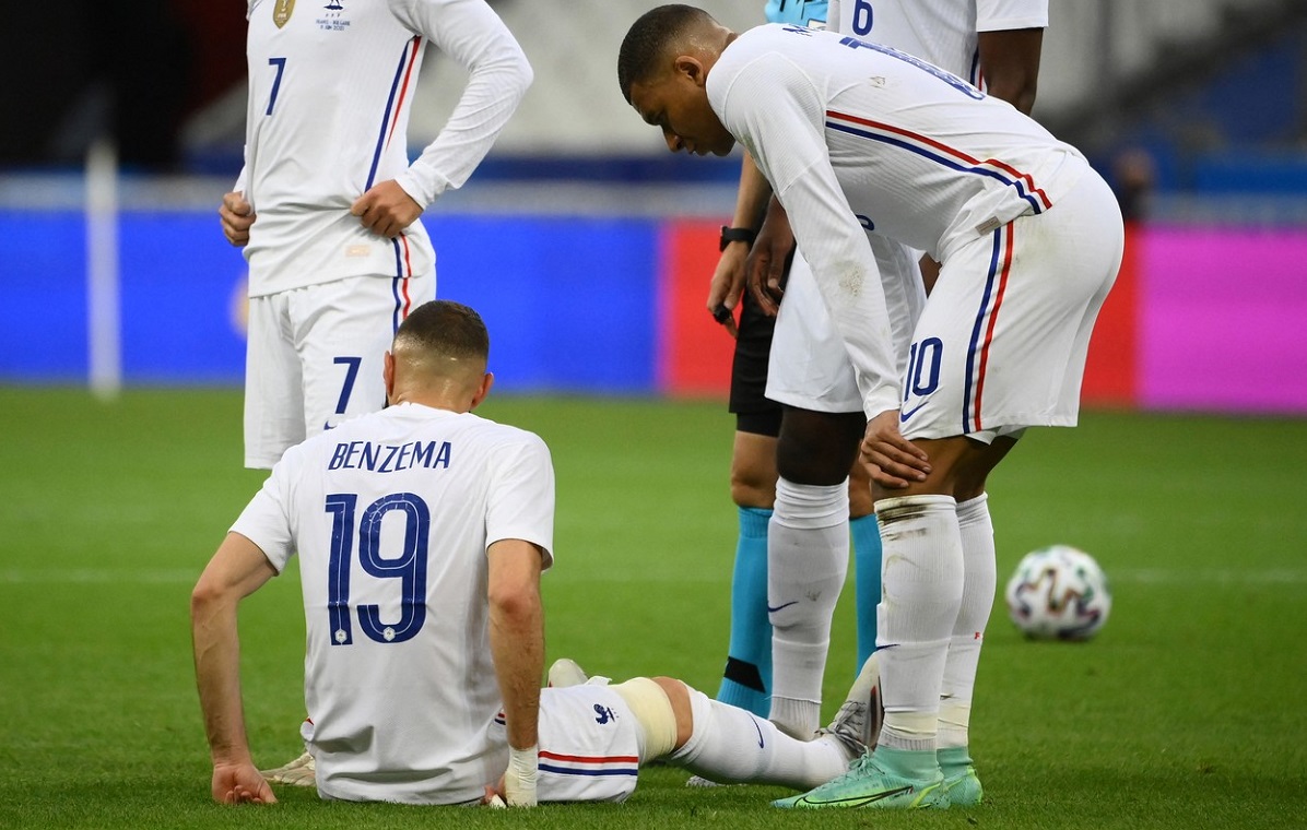 Karim Benzema s-a accidentat în amicalul Franţa-Bulgaria şi ar putea rata Euro 2020