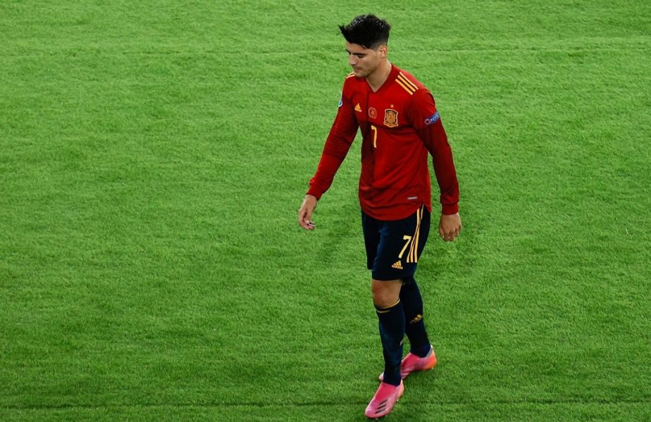 Spania, campioana ratărilor la Euro 2020! Alvaro Morata a irosit al doilea penalty al ibericilor de la turneul final