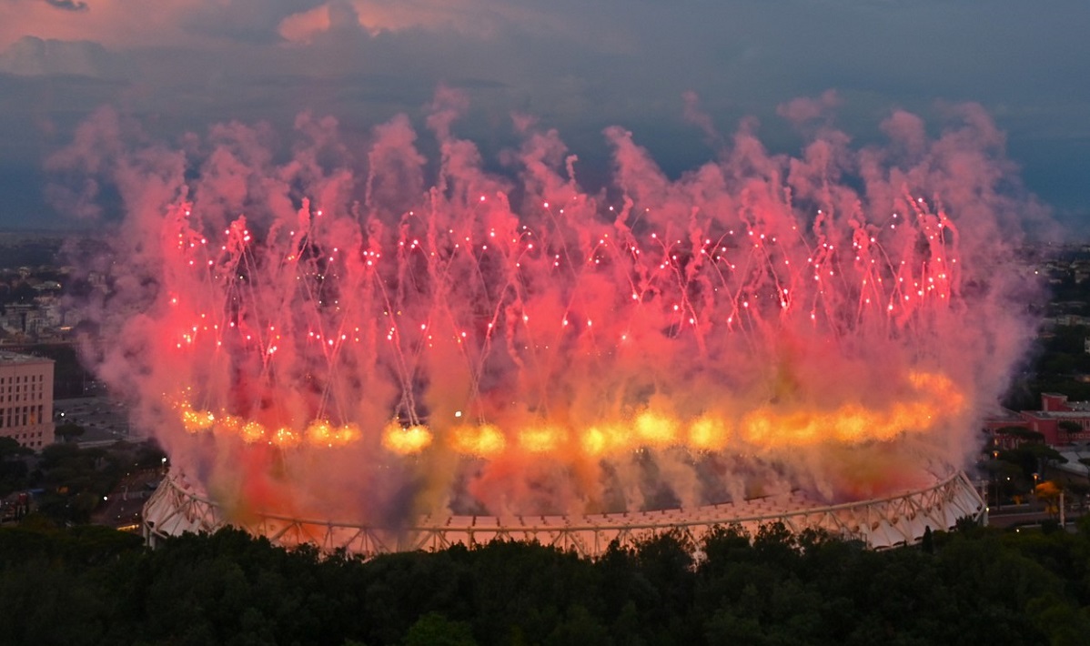Euro 2020 | Stadio Olimpico din Roma a luat „foc” la ceremonia de deschidere. Imagini impresionante înainte de Italia – Turcia