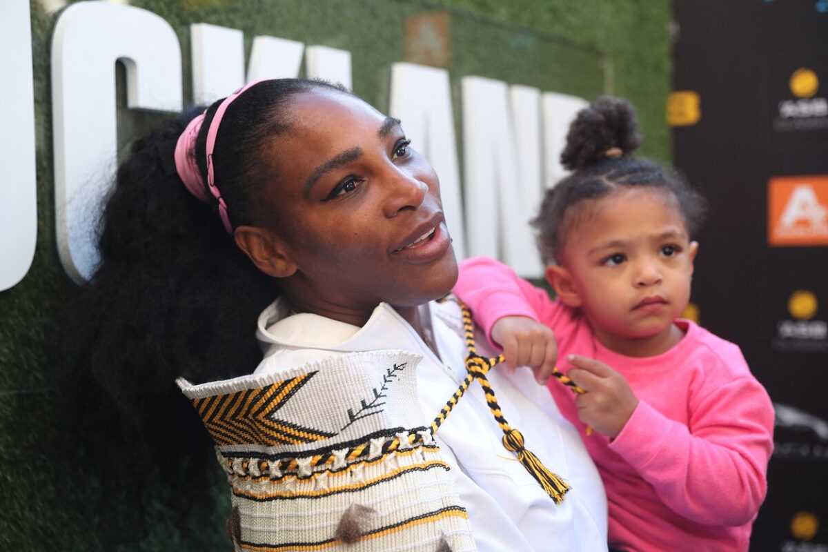 Serena Williams şi fiica ei, Olympia
