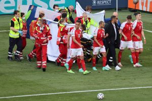 Christian Eriksen, momente dramatice la Euro 2020 / Foto: Profimedia