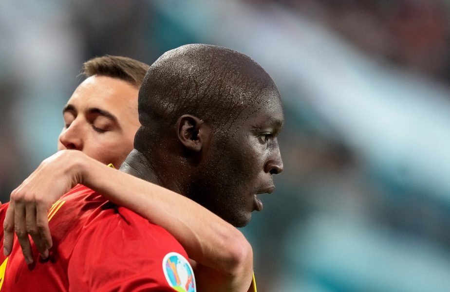 EURO 2020 | „Te iubesc, Chris!” Mesajul emoţionant al lui Romelu Lukaku pentru Eriksen, după ce a marcat golul prin care a intrat în istoria Belgiei