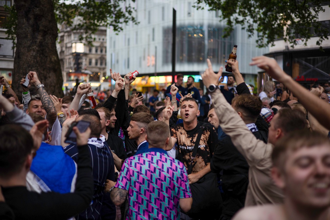 Fani scoţieni la Londra / Foto: Profimedia