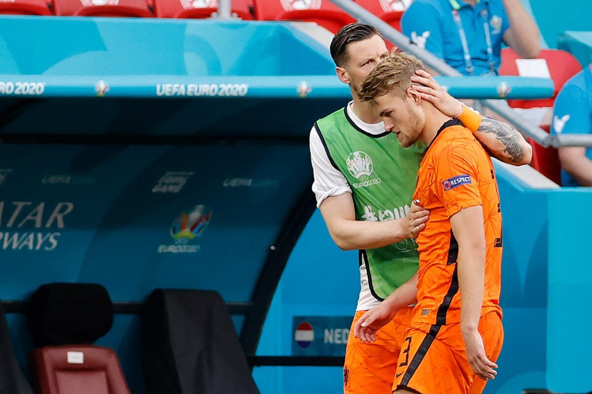 Matthijs De Ligt, eliminat în meciul dintre Olanda şi Cehia din optimile de finală de la Euro 2020