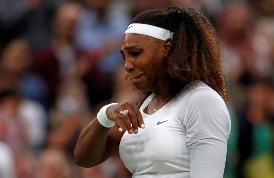 Serena Williams, în lacrimi