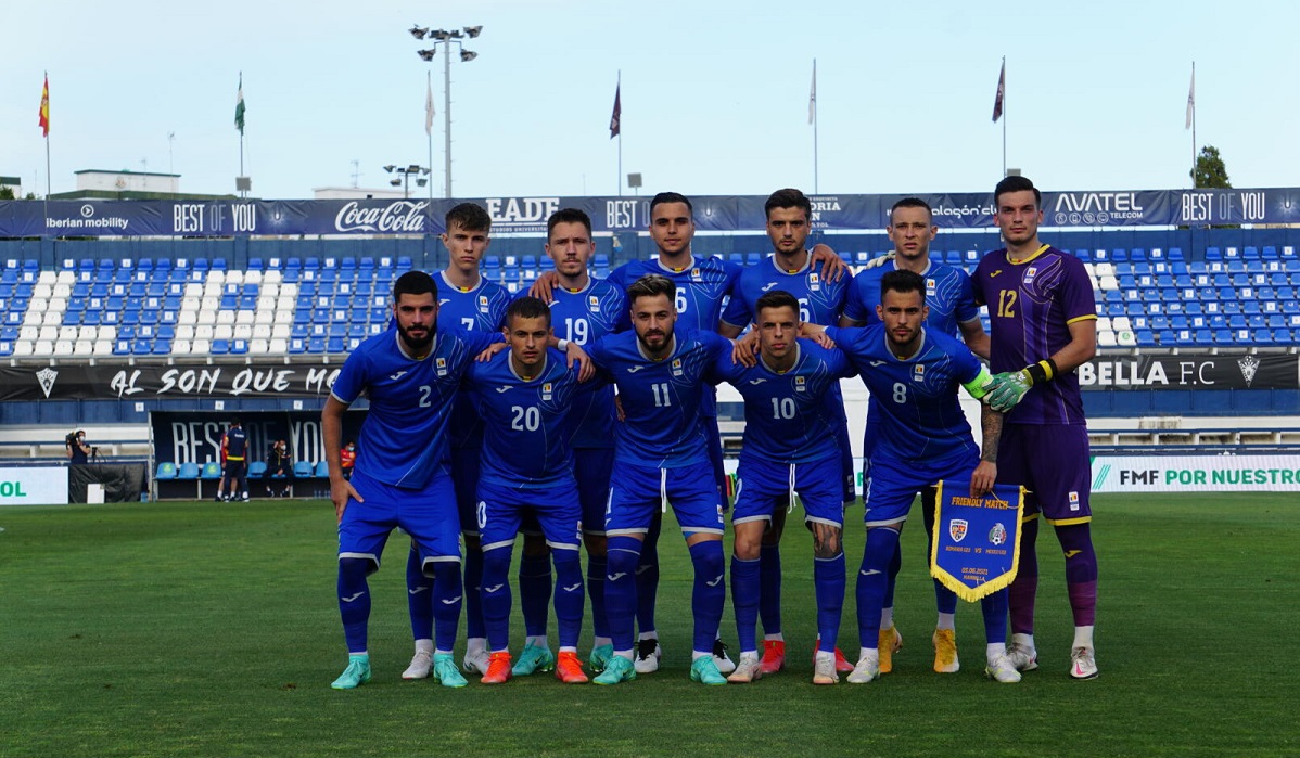 România U23, înaintea meciului amical cu Mexic U23, în cantonamentul de la Marbella