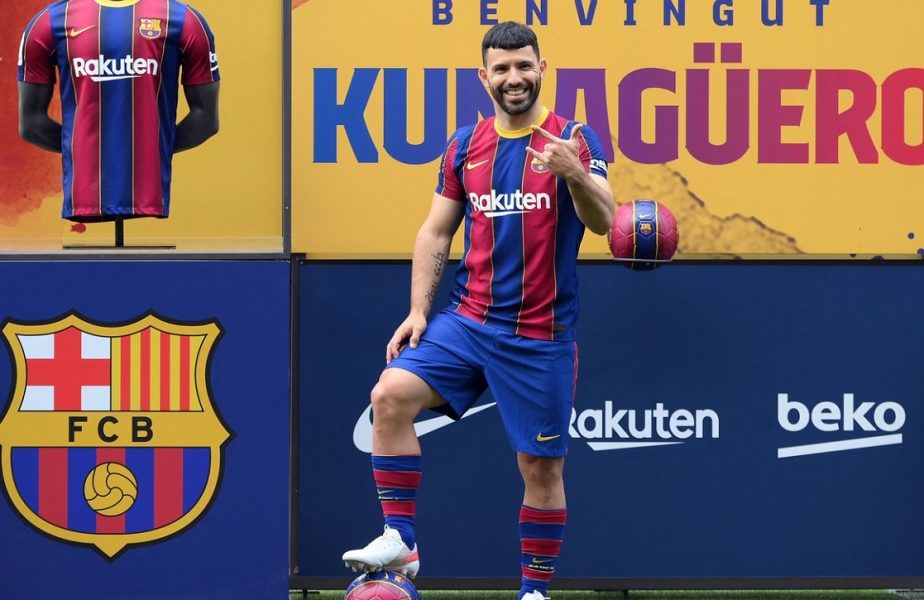 Sergio Aguero a fost prezentat oficial la FC Barcelona! „O bucurie imensă”. Imagini de senzaţie de pe Camp Nou