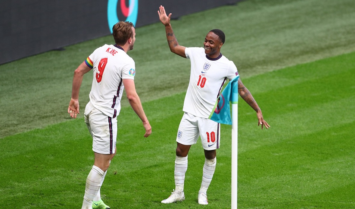Raheem Sterling, one-man show la Euro 2020! Până la golul lui Kane, atacantul lui Guardiola era unicul marcator al Angliei la turneul final