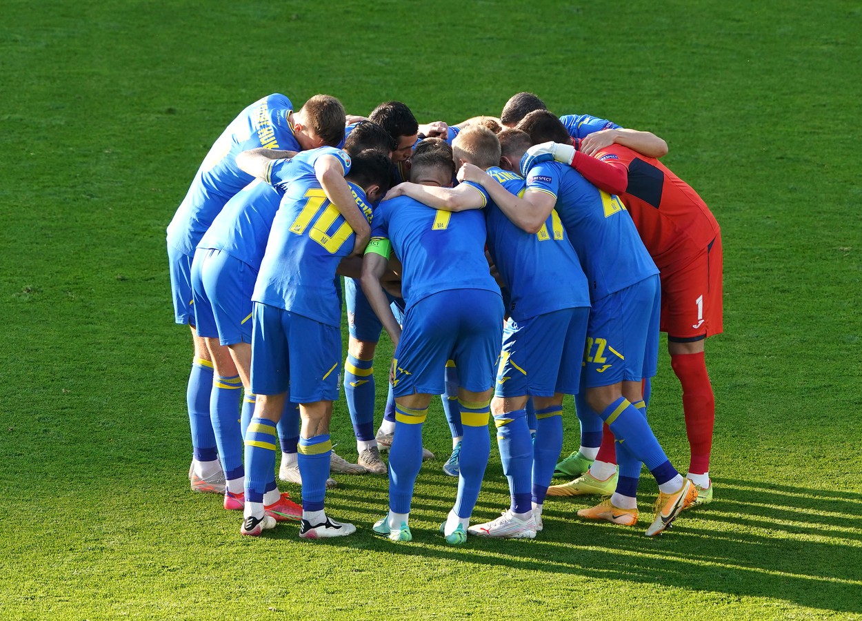 Ucraina, bucurie după gol