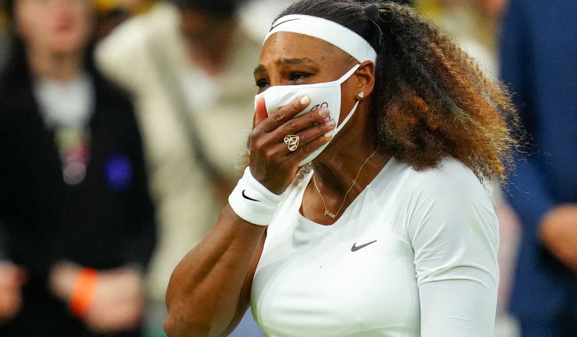 Serena Williams, în lacrimi