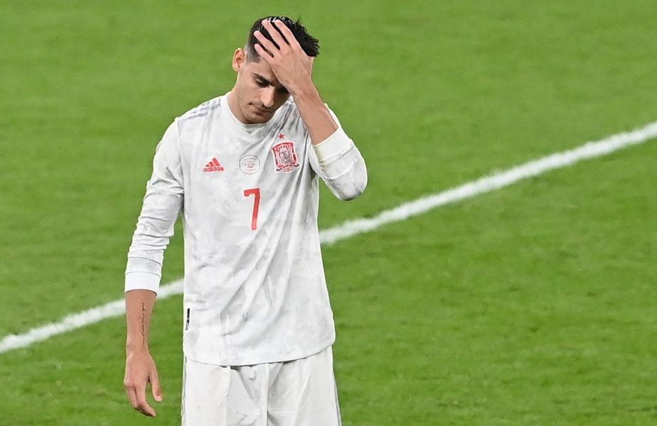 EURO 2020 | Alvaro Morata, de la extaz la agonie în Italia – Spania. „Uneori, fotbalul poate fi dur!”. Golul marcat, făcut uitat de ratarea penalty-ului!