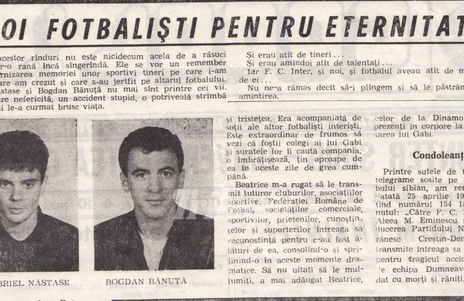 Tragedia lui Inter Sibiu. Cum au murit Bănuță, comparat cu Hagi, și Năstase. ”Ajutați-mă!”