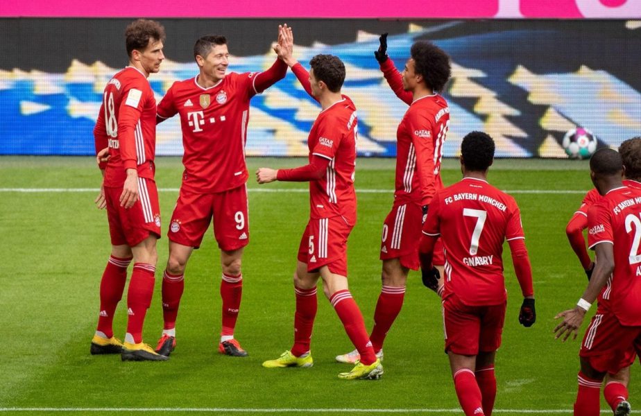 Bayern, o adevărată mașinărie de goluri! Bavarezii au marcat în 74 de meciuri consecutive şi au stabilit un nou record. Robert Lewandowski, de neoprit!