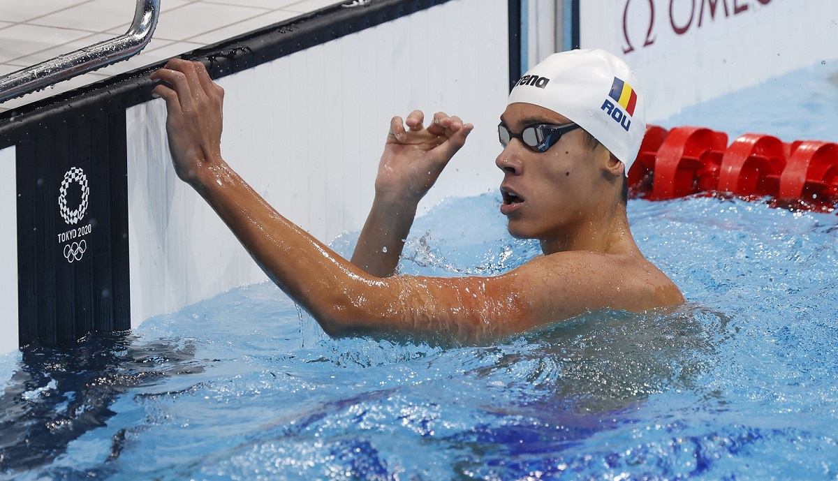 Reacție genială a lui David Popovici după ce a ratat la limită medalia olimpică: „Mi-am ros unghiile! Puștiul minune al înotului va mai participa la o probă