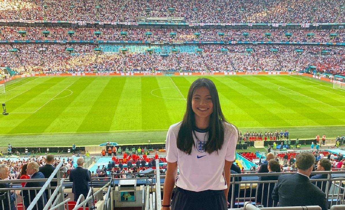 EURO 2020 | Emma Răducanu, în tribune la Anglia – Danemarca. Atmosferă de vis creată de cei 60.000 de fani de pe Wembley