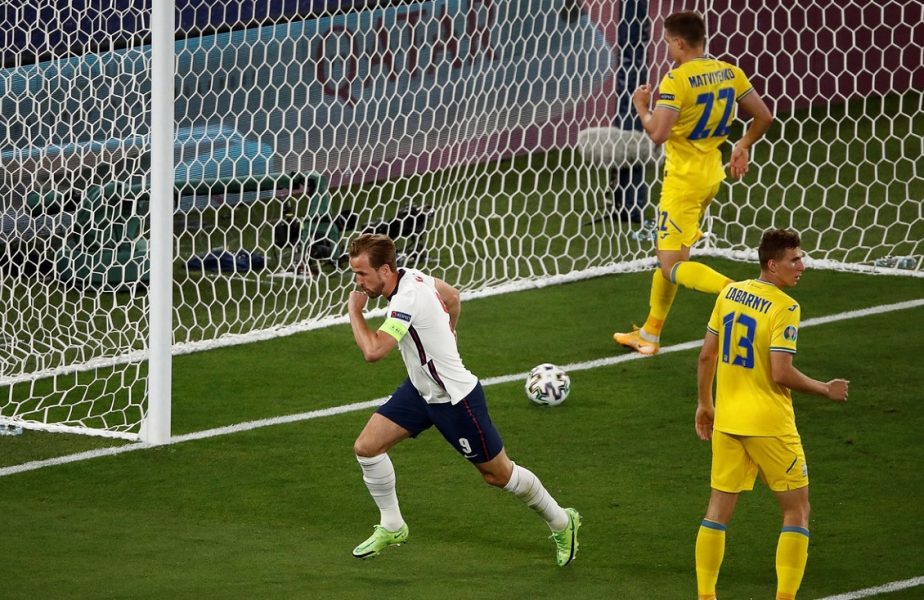 EURO 2020 | Harry Kane, „dublă” împotriva Ucrainei. Vedeta Angliei a ridicat fanii pe mese! Statistici impresionante