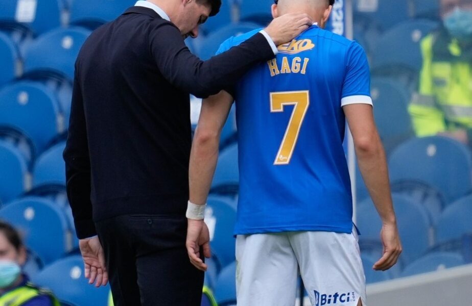 Ianis Hagi, prima reacţie după accidentare: „Mă simt puternic!” Românul, lăudat de Steven Gerrard şi de presa din Scoţia după golul cu Livingston