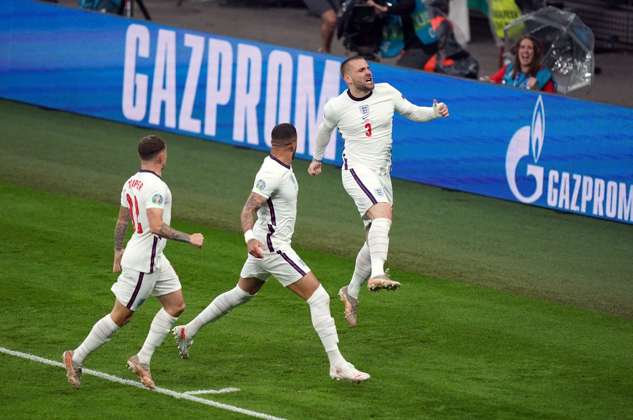Italia – Anglia | Luke Shaw a declanşat nebunia pe Wembley! Fundaşul a reuşit cel mai rapid gol din istoria EURO. Legendarii Alan Shearer şi Gary Lineker au reacţionat imediat