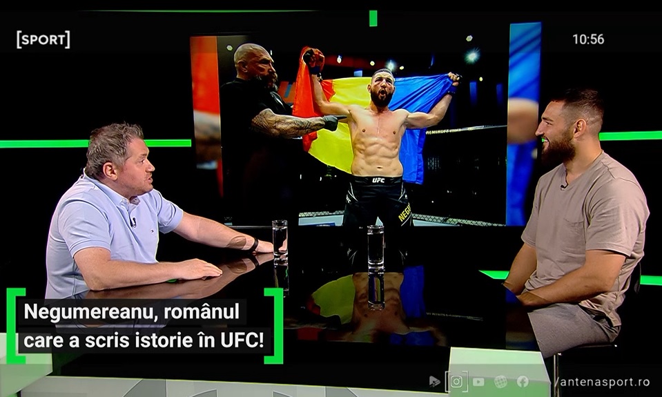 A ridicat tricolorul în Las Vegas! Nick Negumereanu, românul care a scris istorie în UFC: ”Mă rog la dacii mei!” Secretele luptătorului din Brașov