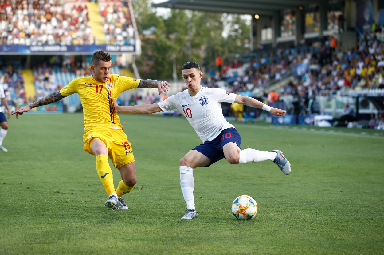 Alexandru Cicâldău, în tricoul echipei naţionale / Profimedia