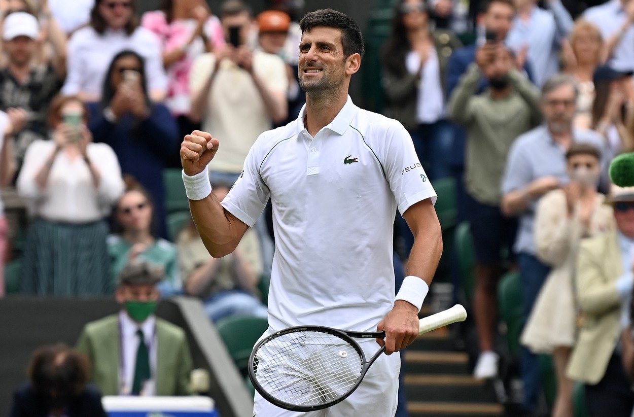 Novak Djokovic, semifinale, Wimbledon 2021