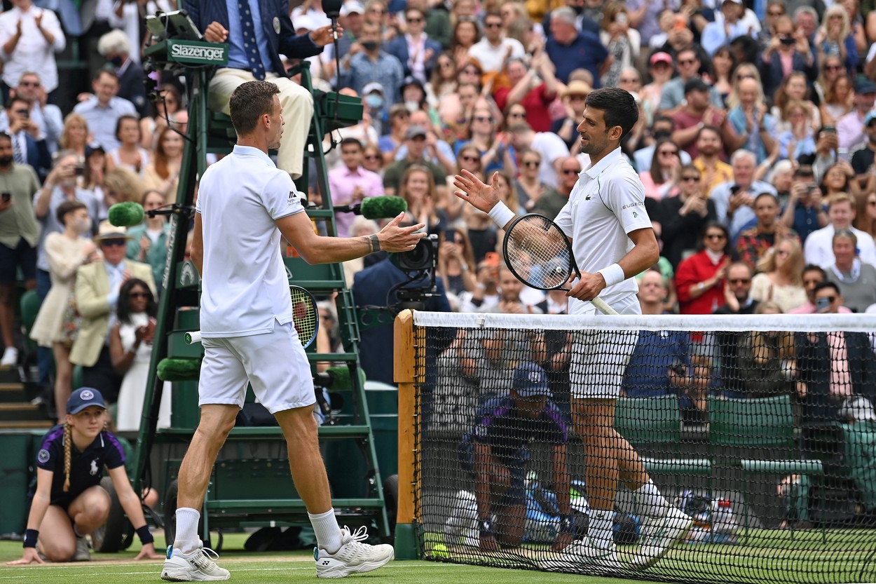 Novak Djokovc, în semifinale la Wimbledon / Foto: Profimedia